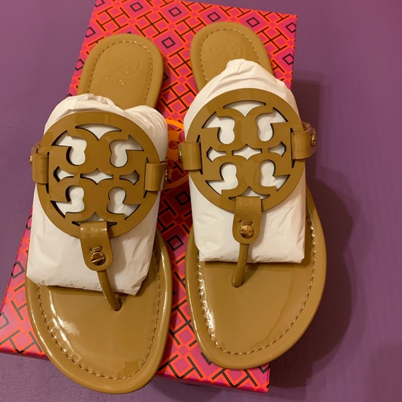 sand patent miller sandals